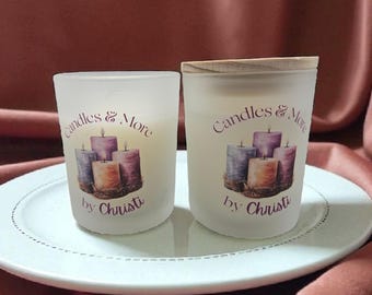 Frost-kissed Glow: 5 oz Scented Candle