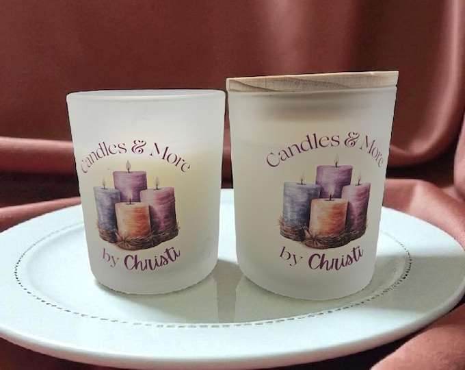 Frost-kissed Glow: 5 oz Scented Candle