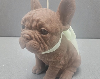 French Bulldog Candle | Handmade Decorative Dog Candle | Frenchie Lover Gift | Pet Home Décor