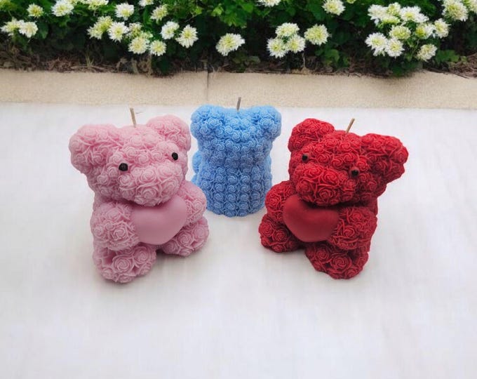 Rosey Bear with Big Heart