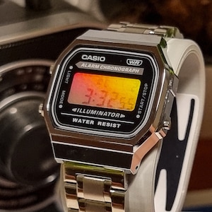 Casio a168 mirror hot sale
