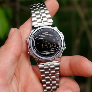 Casio A171 Hydromod Black Modified Casio A171 With Black Screen and Hydromod Oil Fill - Casio Mod