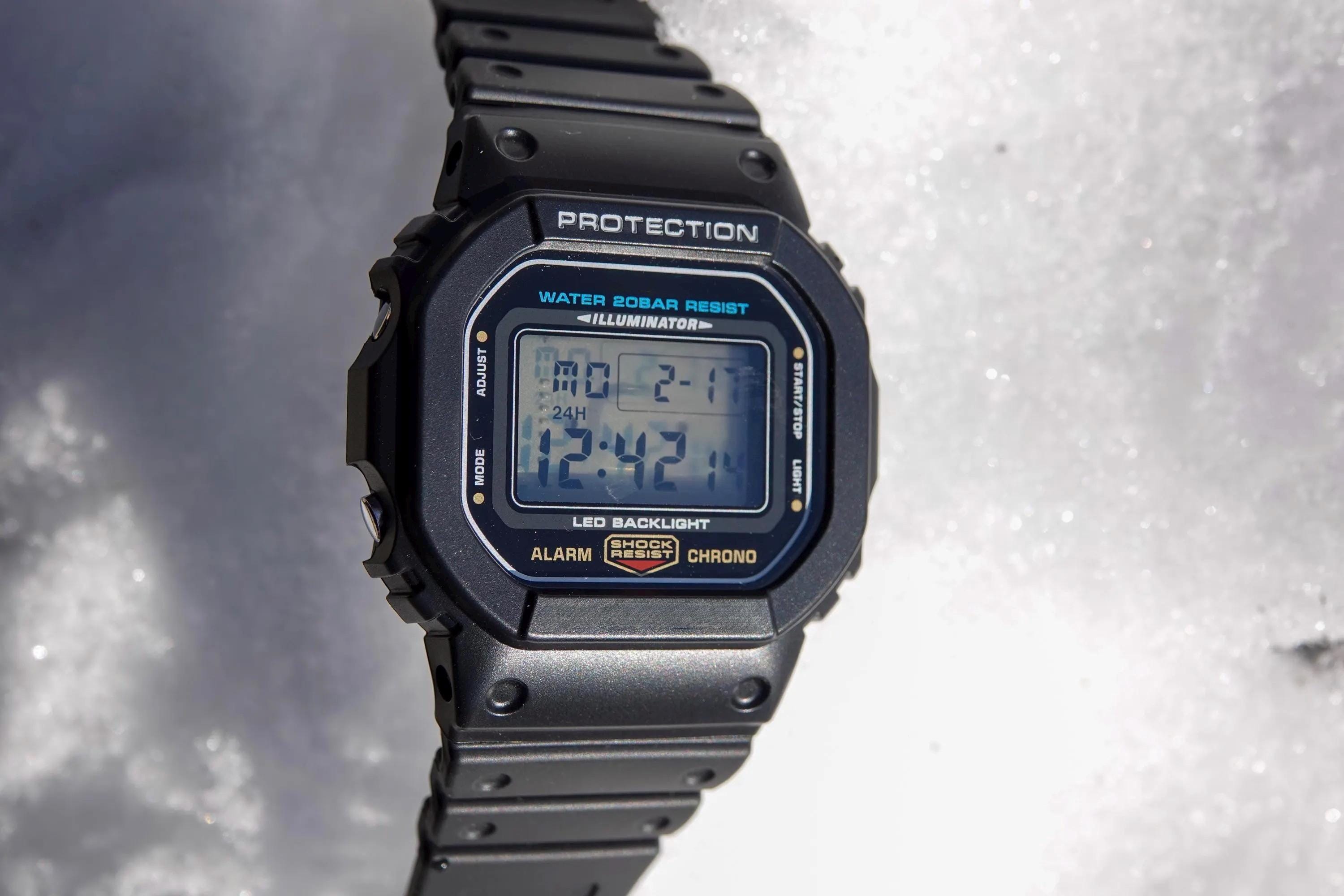 Ghost Clear – Modified Watch Based on Casio G-shock DW-5600