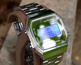 Mirror Chameleon – Modified Watch Based on Casio A168 – Color
