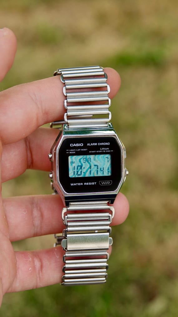 Waveform '89 A158 – カシオ A158 シルバーデジタルウォッチをベースに