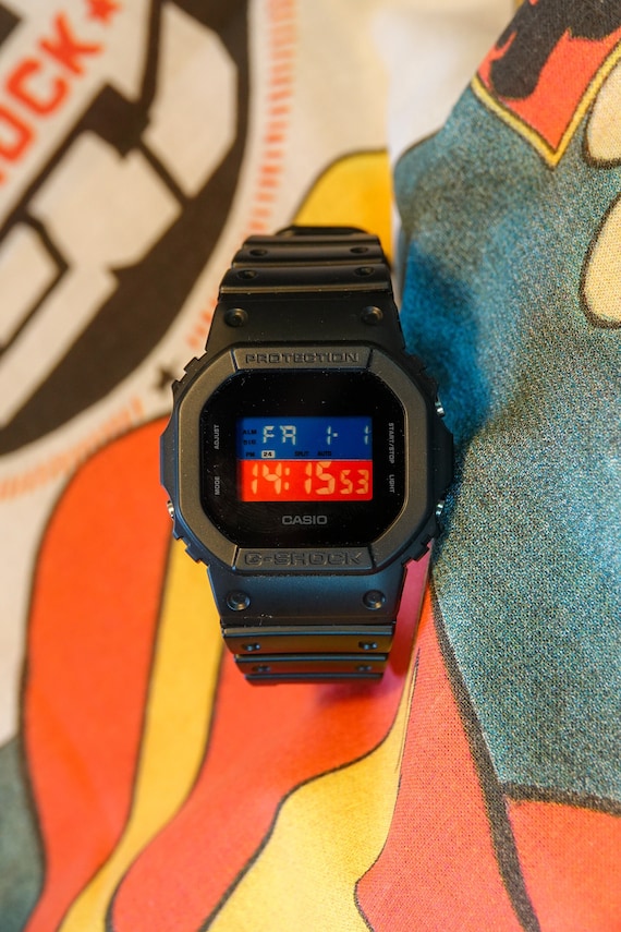 Two-tone G – Modified Watch Based on Casio DW-5600 – Custom G