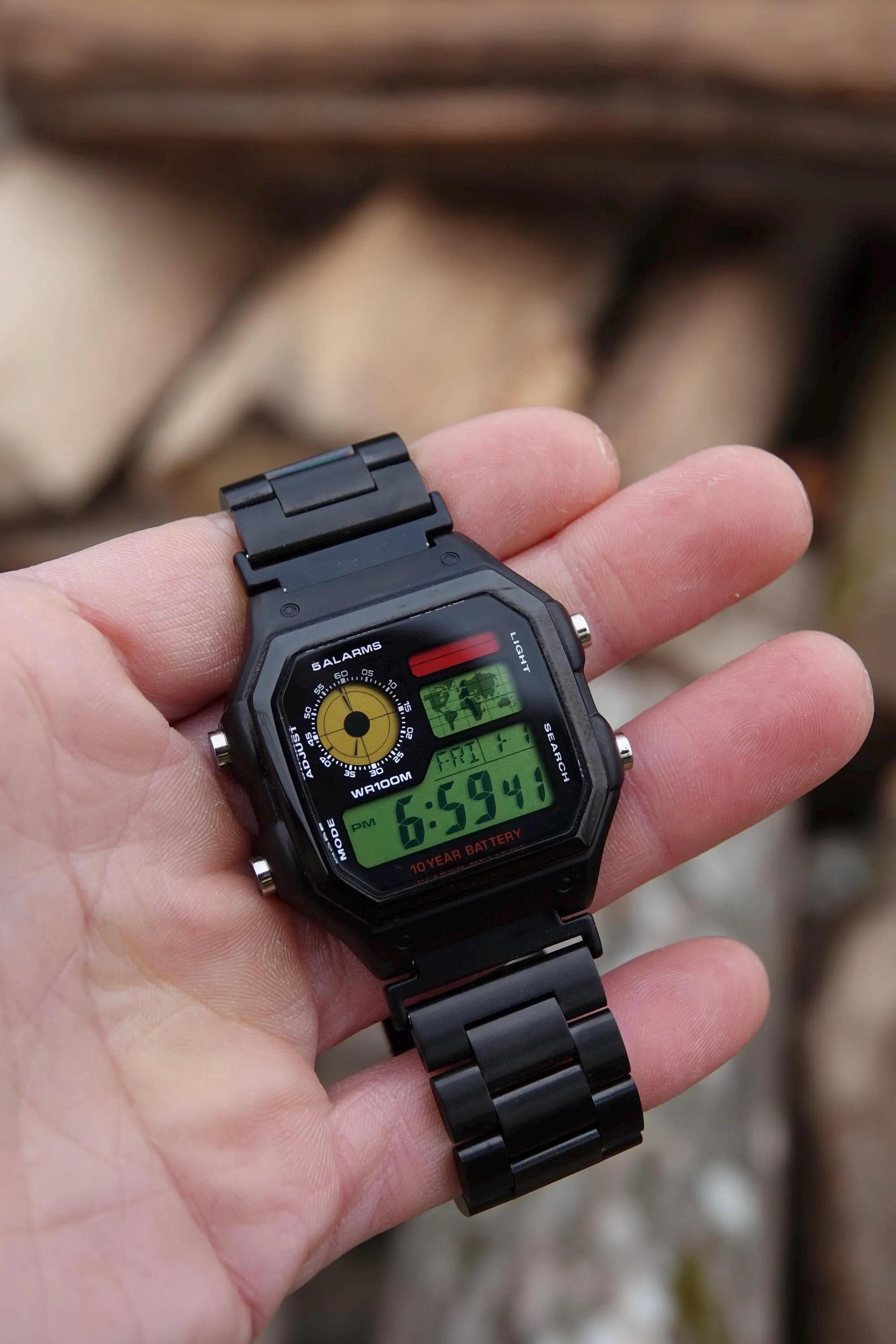 Metal Urban Cruiser – Modified Watch Based on Casio AE-1200 – Full