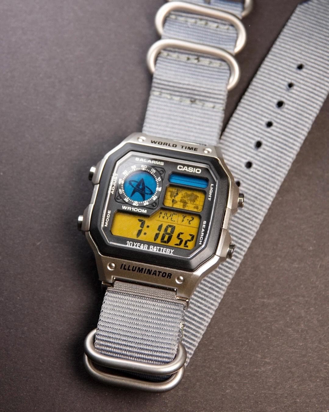 Enterprise Royale – Modified Casio AE-1200 - Star Trek Inspired