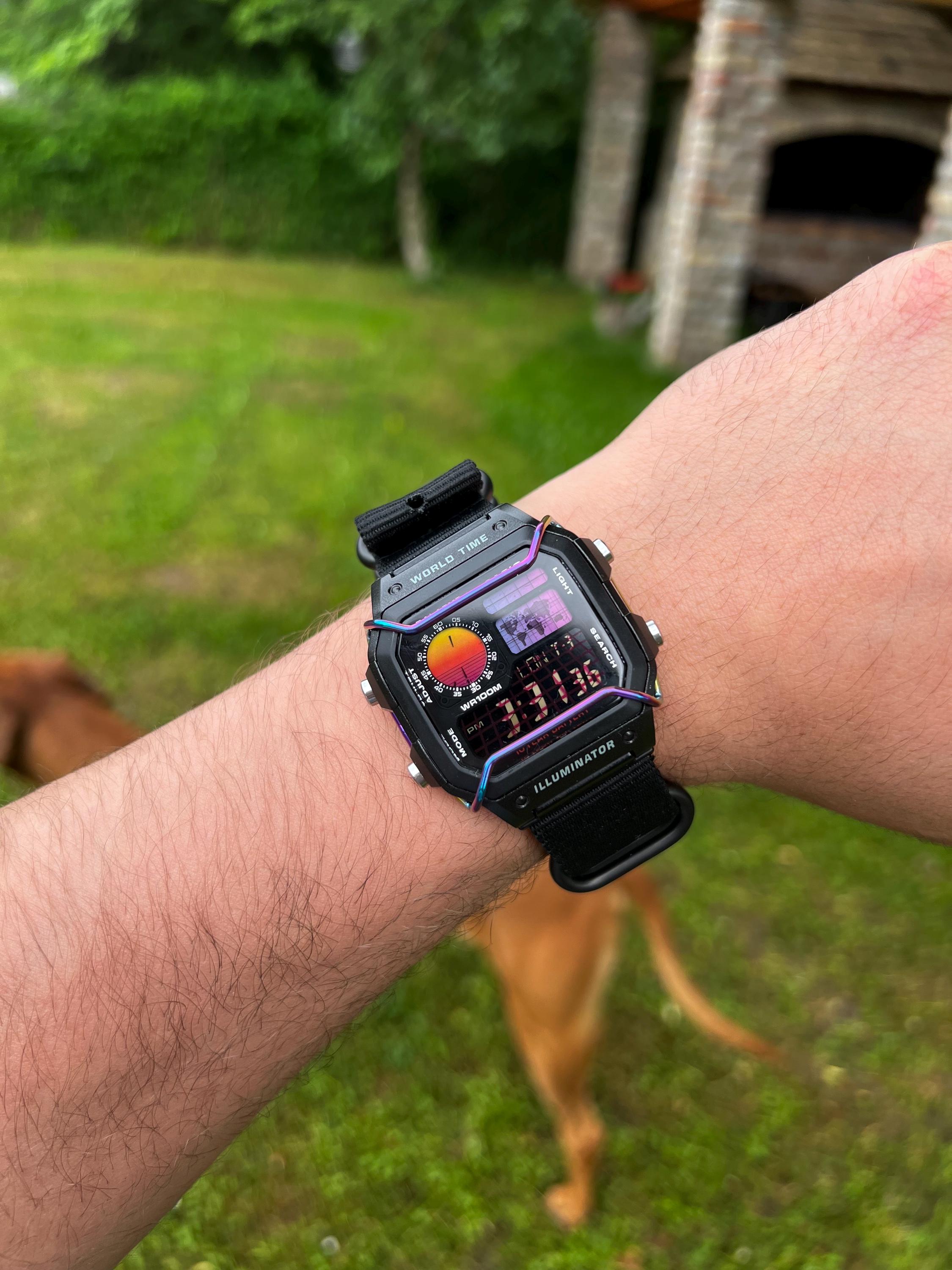 Tactical Sunset – Modified Watch Based on Original Casio AE-1200