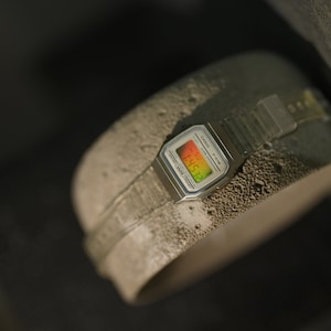 Custom Casio F-91W Chameleon Modified Casio F-91W White Watch