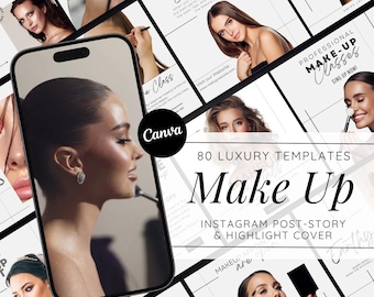 Makeup Artist Instagram Story Templates | Beauty Skincare Instagram ...