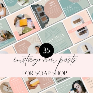 Modèles Instagram pour la fabrication de savons : citations et publications