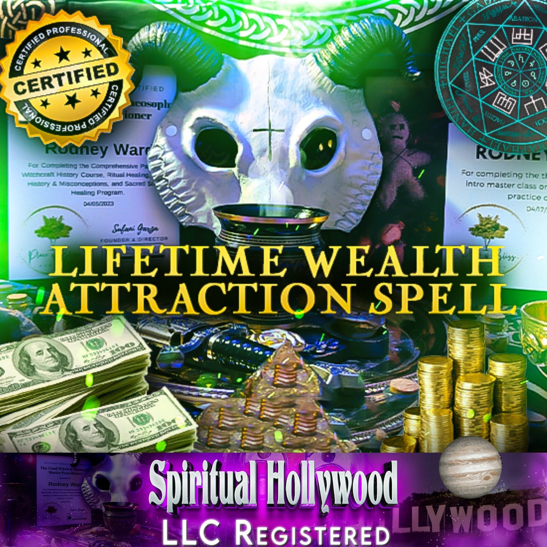Lifetime Wealth Attraction / Money Spell/ Wealth Spell/ Spell Etsy