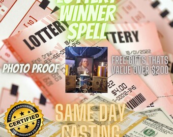 Lotteriegewinner Zauber Mit / Lord Mammon Mega Millionen, glückliche Gewinner,Millionär Zauber,Geld anziehen / kein Fotobeweis Erforderlich