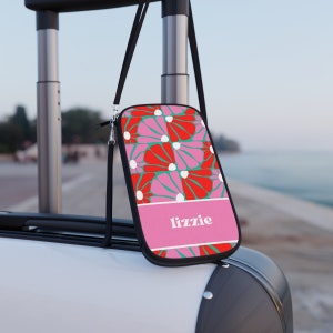 Personalizado Retro Boho personalizado cuero pasaporte cubierta personalizada viaje cartera bolsa personalizada etiqueta de equipaje regalo de luna de miel