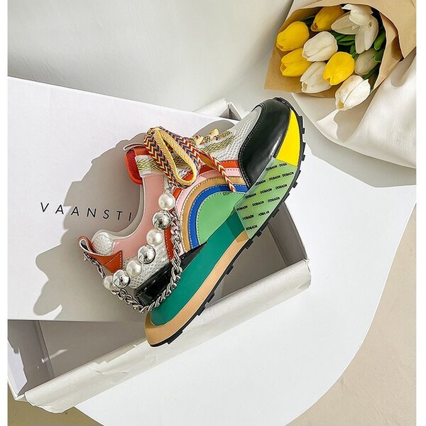 platform green shoes