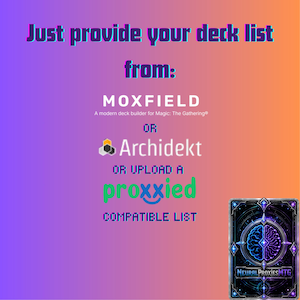 Make Your Very Own Proxy Commander Deck