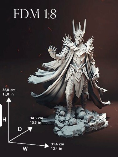 Lord of the Rings Sauron 3D Model STL File Sauron 3D Print - Etsy