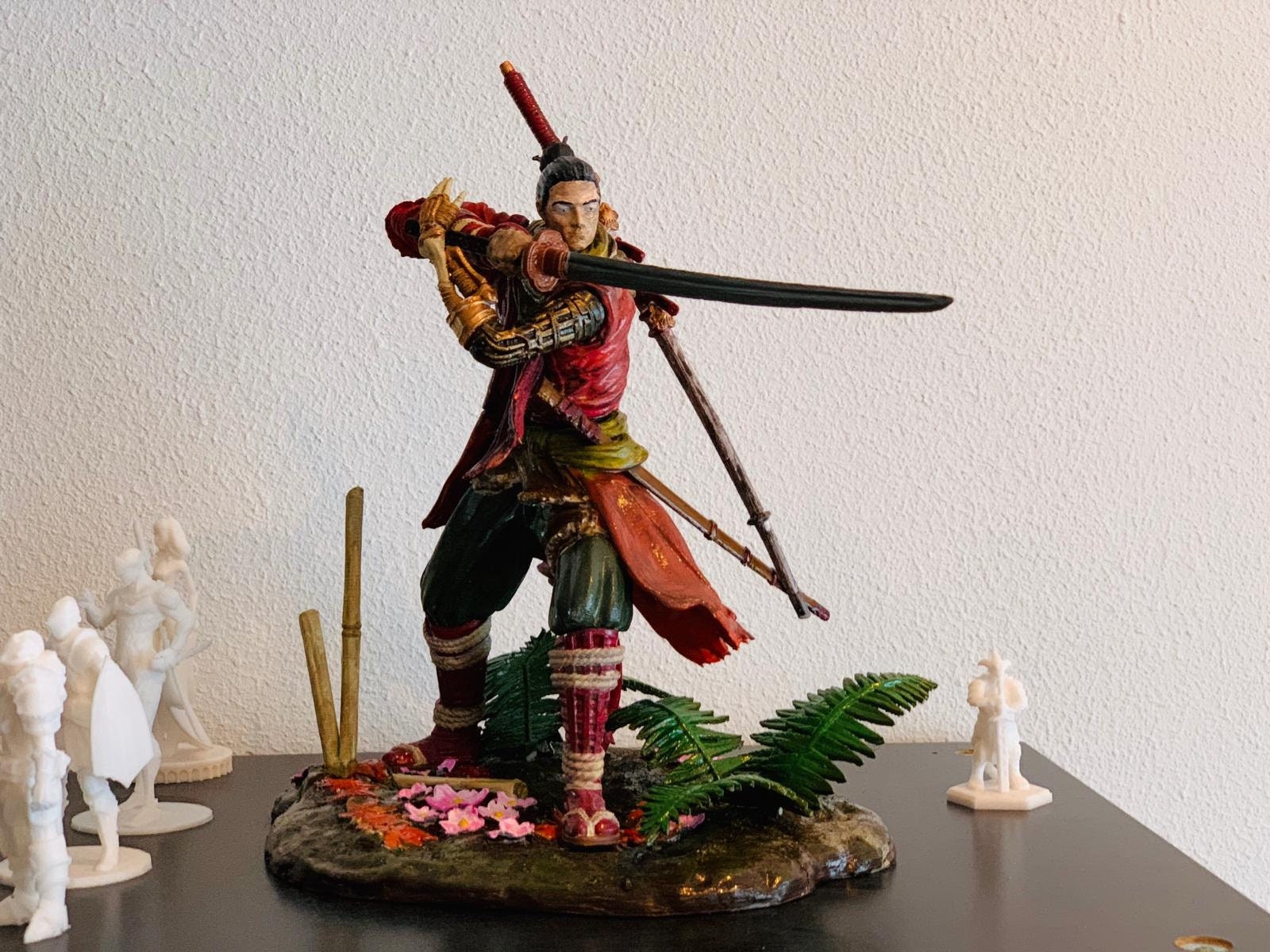 Sekiro 3D Model Print File Sekiro Figure Stl Sekiro Statue Etsy Finland