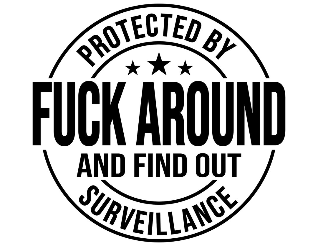 Protected by FAFO Surveillance Decal Sticker Patriotic Military - Etsy