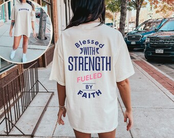 Pump Cover Gym Girl Shirt, Christian Apparel, Oversized Gym Tee, Womens Workout Shirt, Weightlifting Gift Shirt, Comfort Colors Tee, Faith