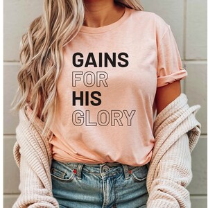 Christian Apparell GirlShirts, God Loving Gift for Believer, Christian Workout Shirt, Godly Christian Shirt for Jesus Lover, Gym Apparell