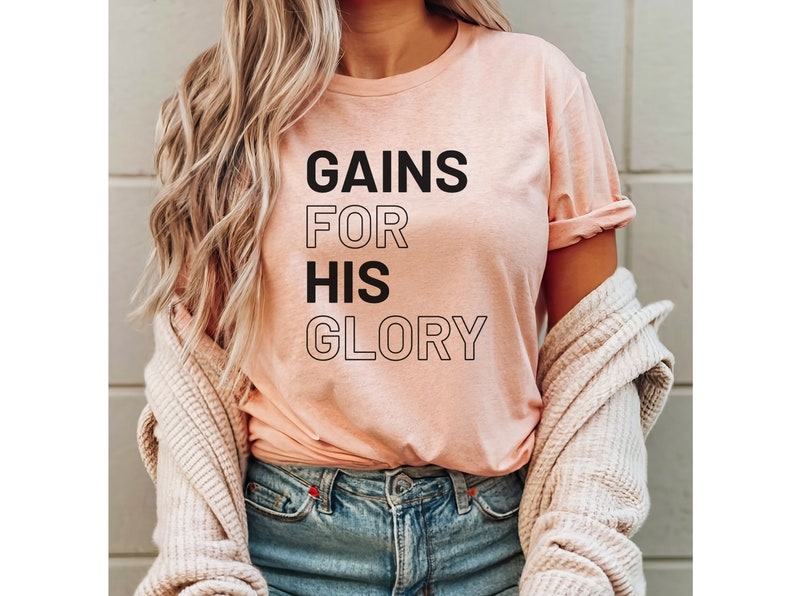 Christian Apparell GirlShirts, God Loving Gift for Believer, Christian Workout Shirt, Godly Christian Shirt for Jesus Lover, Gym Apparell