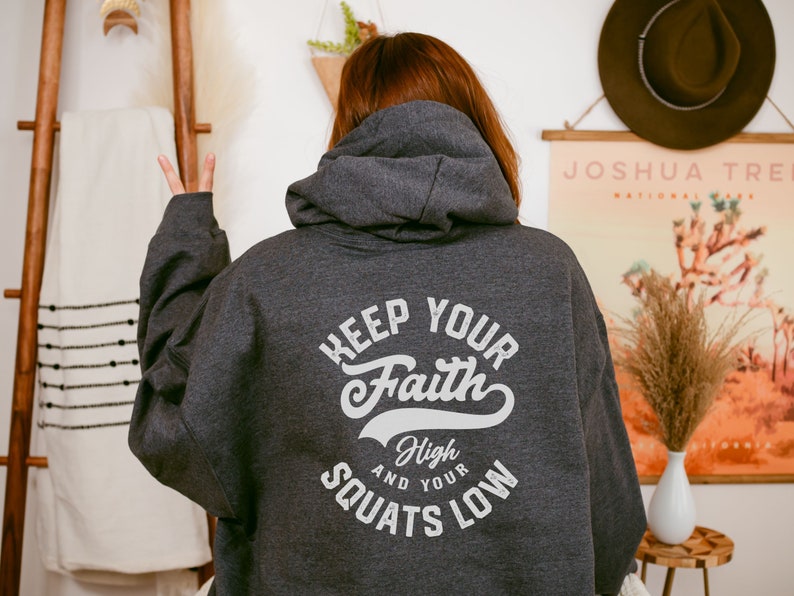 Oversized Sweat Shirt, Faith Apparell Gift for Jesus Lover, Christian Apparell Gift for Believer, Womens Apparell Pullover Sweat Shirt Gym