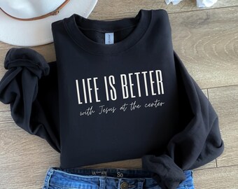 Christian Crewneck Sweatshirt Gift for Mom, Trendy Mamma Sweater, Jesus Hoodie Gift for Believer, Christian Merch, Christian Apparel Gifts