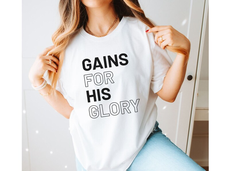 Christian Apparell GirlShirts, God Loving Gift for Believer, Christian Workout Shirt, Godly Christian Shirt for Jesus Lover, Gym Apparell