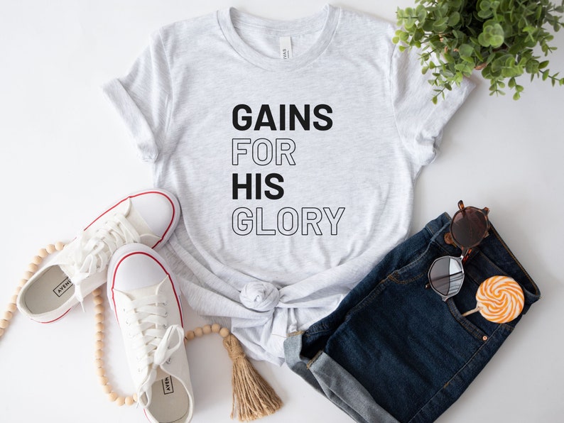 Christian Apparell GirlShirts, God Loving Gift for Believer, Christian Workout Shirt, Godly Christian Shirt for Jesus Lover, Gym Apparell