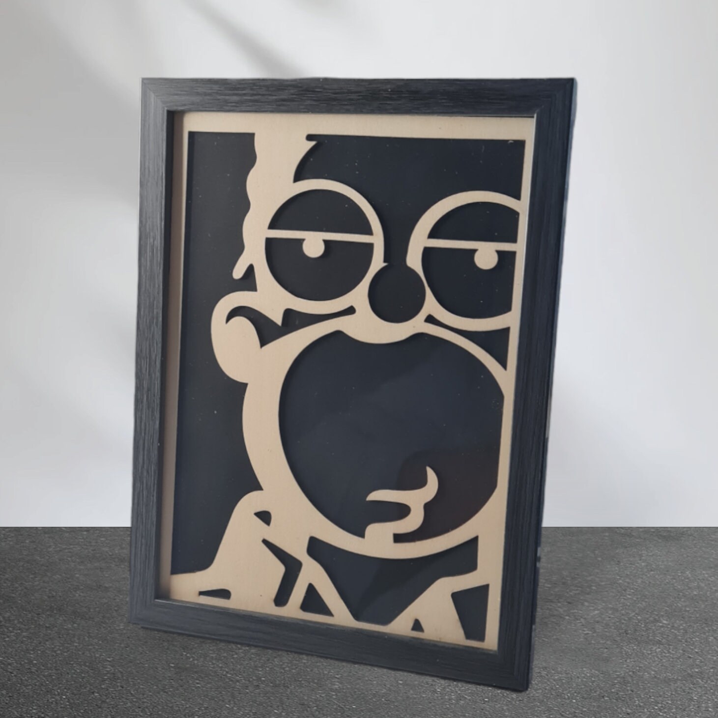 Homer SIMPSON Frame - Etsy