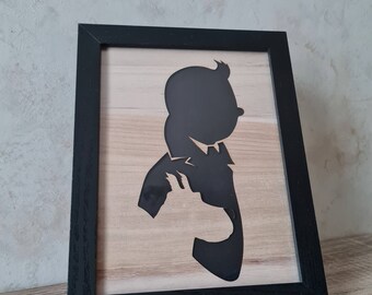 Tintin and Snowy frame