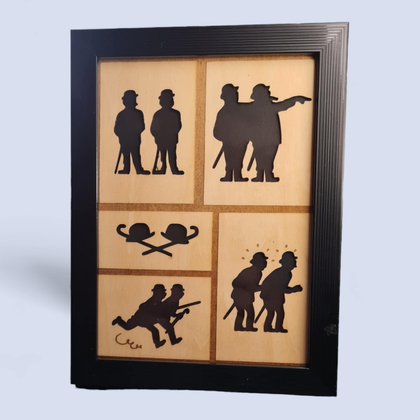 Mr. Dupont and Dupond frame from the adventures of Tintin