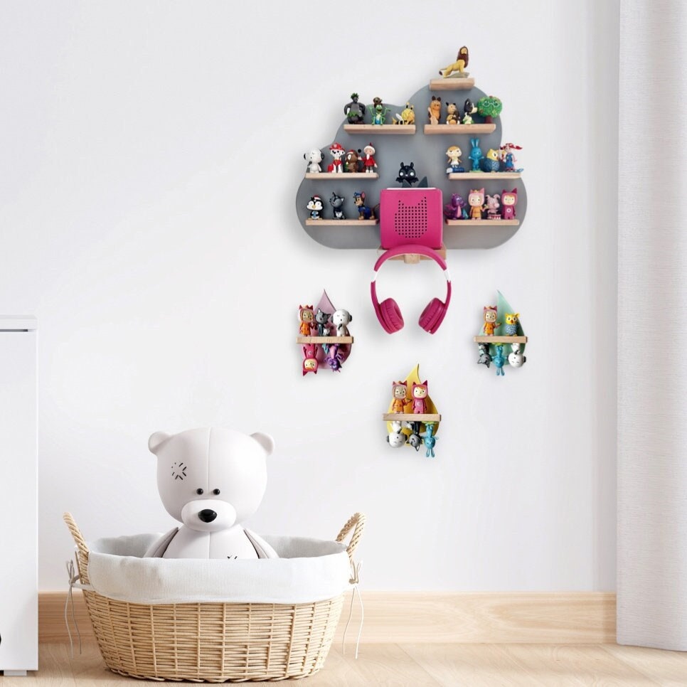 Tolina - Zug Kinderregal Für Musikboxen Wie Tonieb Produktbild-Vorschau 2
