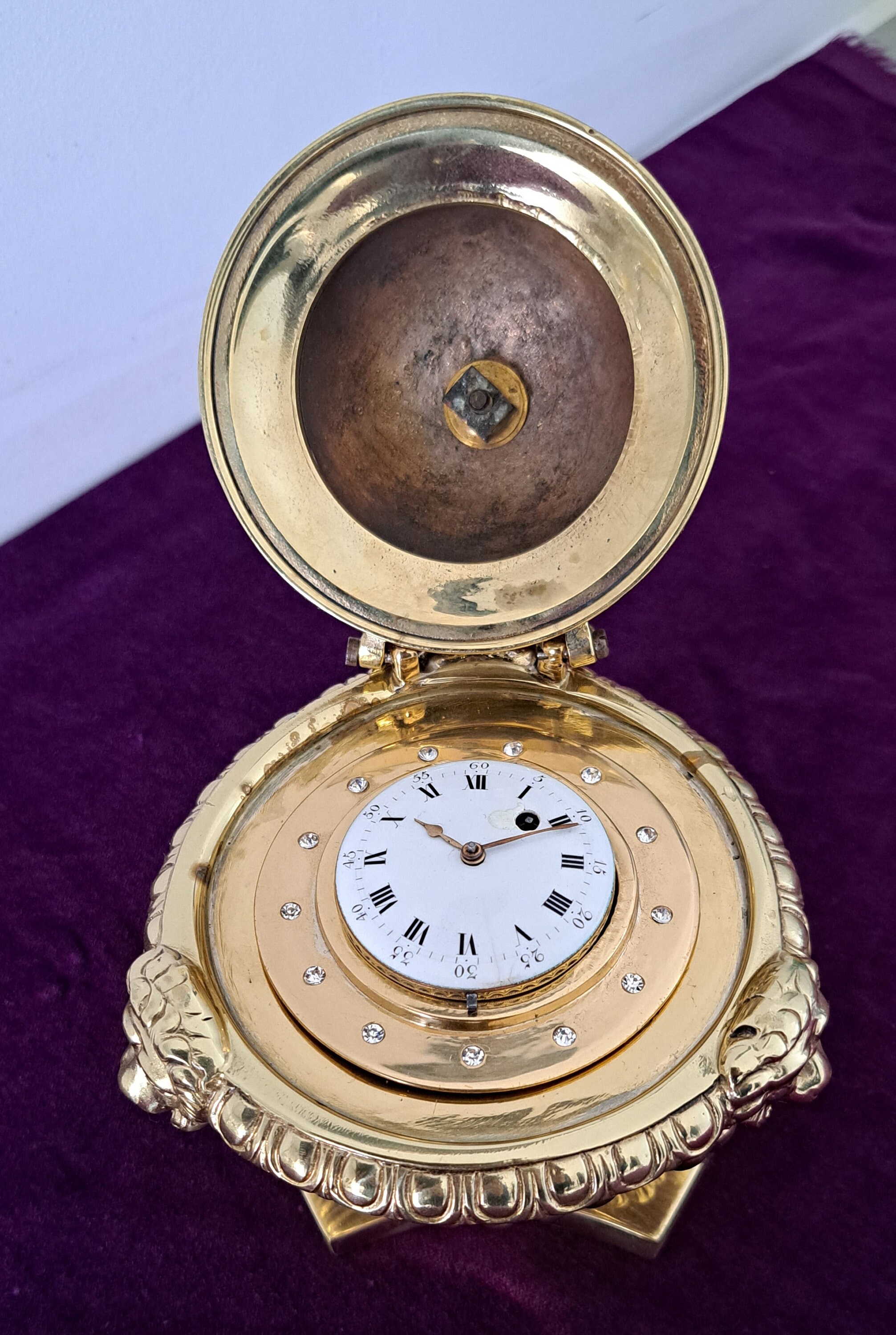 1820 Verge Fusee Table/desk Clock Etsy