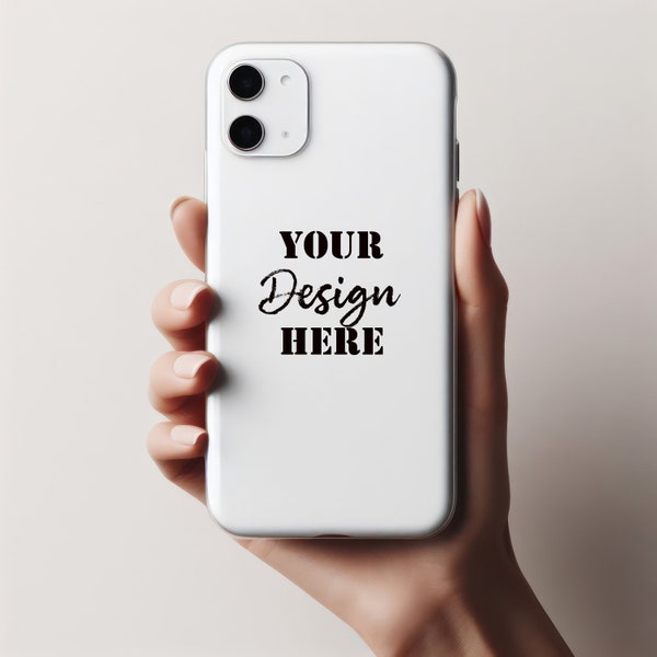 4 Phone Case Mockups | JPG | Phone Case Template | Instant Digital Download