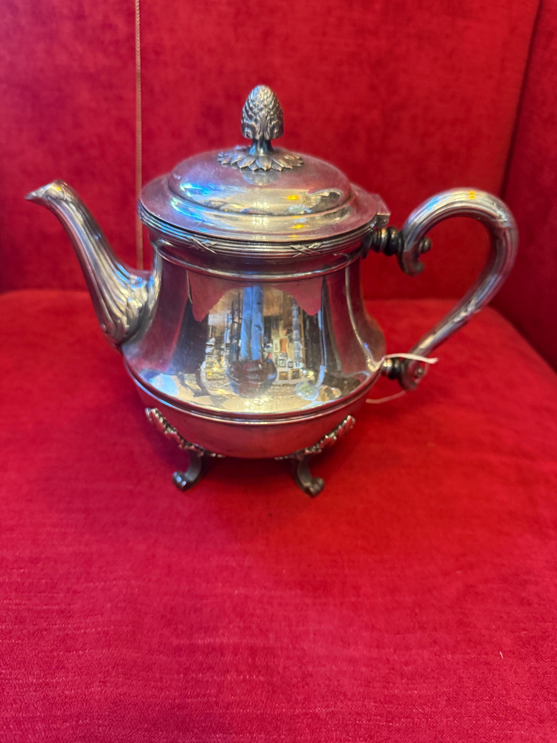 Charles Christofle Orfèvrerie Gallia - Théière et pot a