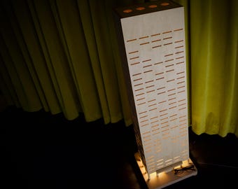 Baltic Birch Mood Floor Lamp – Inspired by the Seagram Building