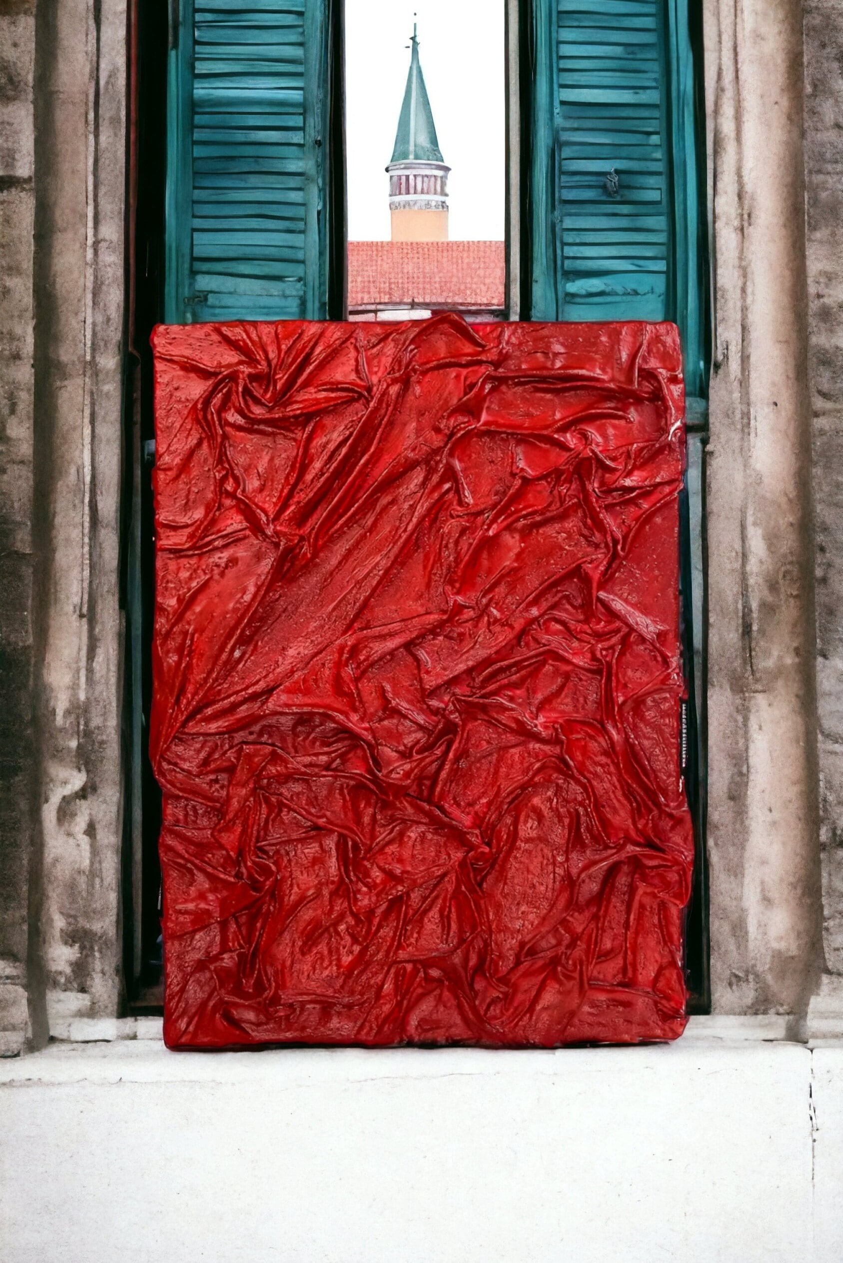 Textured Wall Decor For Fabric Walls Reference: Red Textured Wall Art Fabric Canvas 3D Wall Decor Hand