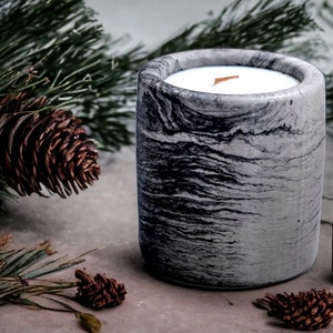 XL Candle - Luxury Container Candle - Cement Candle - Concrete Soy Wax Candle