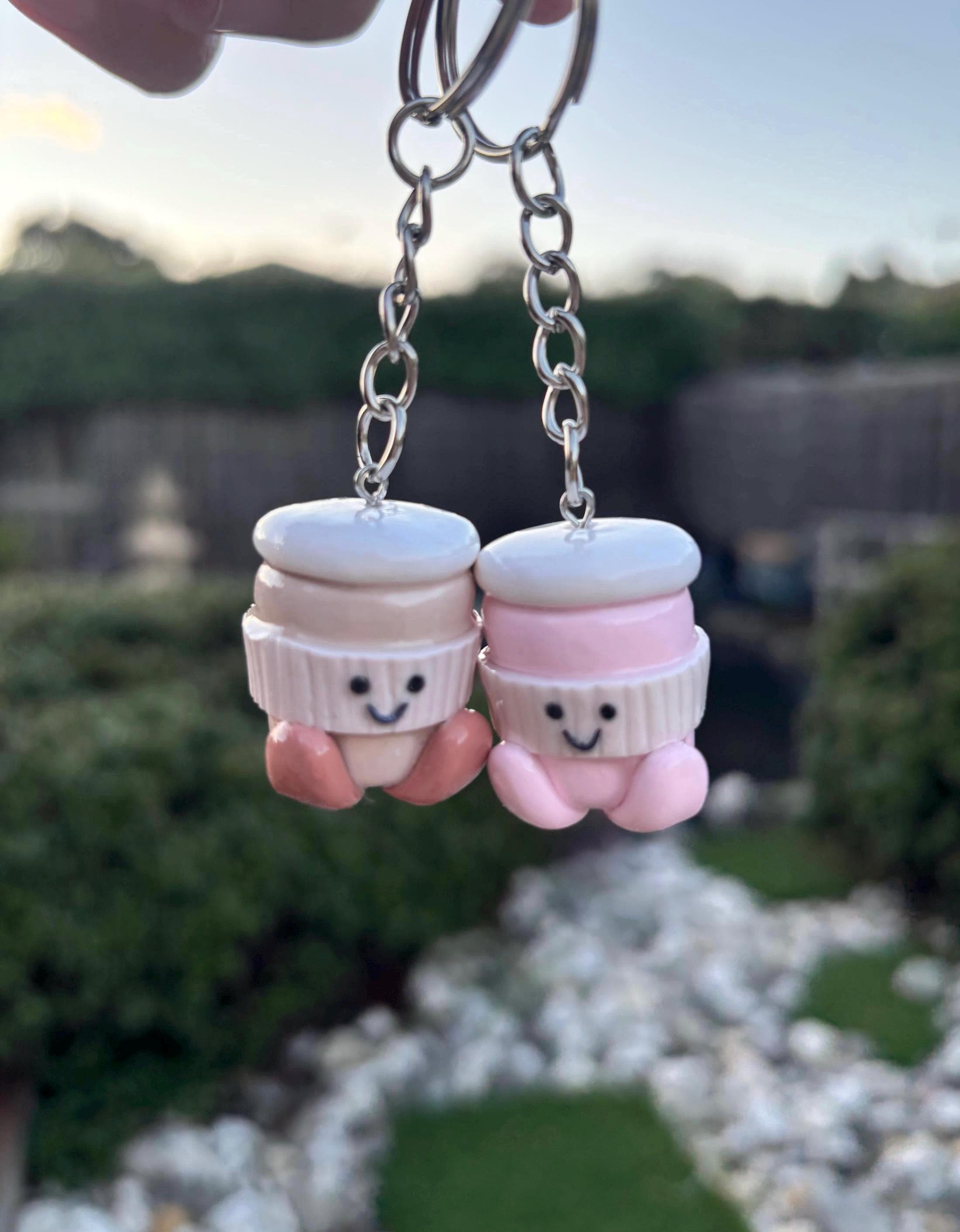 Jellycat Coffee-to-go Keyring - Handmade Polymer Clay Charm - Etsy