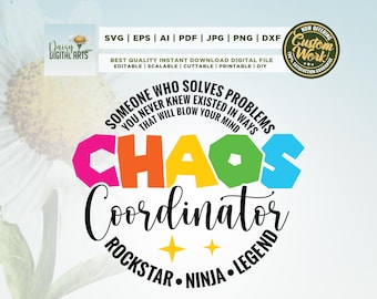 Definicja Chaos Coordinator Svg, Definicja Chaos Png, Zabawna Definicja Svg, Cricut, Chaos Coordinator Png, sublimacja, Zabawny Dzień Matki