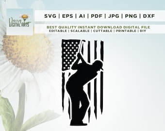 Golf-Spieler-Svg, Golfschläger-Svg, Golfball-Svg, Golf-Vektor, Golf-Vektor-Svg, US-Golf-Svg, Golf-Svg, Golf geschnittene Dateien, Golf, USA, Cricut