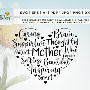 Mãe SVG, Dia das Mães, Definição de Mãe, Arquivo Digital Download Digital, Arquivo Cortado, Design de Sublimação, Cricut, Silhueta, PNG, dxf, eps