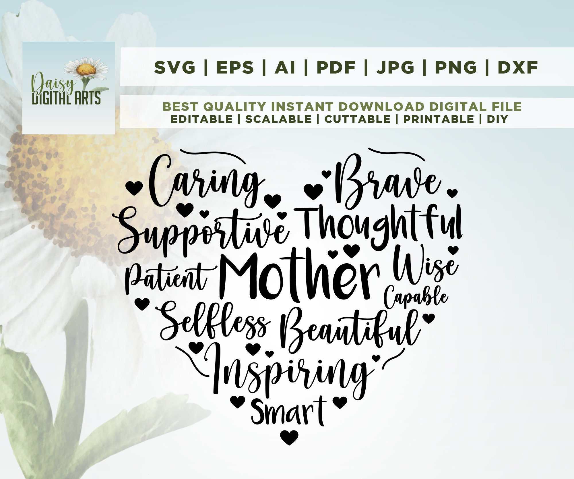 Mother SVG, Mother's Day, Mother Definition, Digital File Digital Download, Cut File, Sublimation Design, Cricut, Silhouette, PNG, dxf, eps