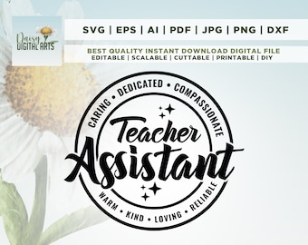 Teacher's assistant svg, Teacher's aide svg, Teacher aid svg, Teachers, Teacher assistant svg, teachers assistant svg, SVG, Cricut, Png