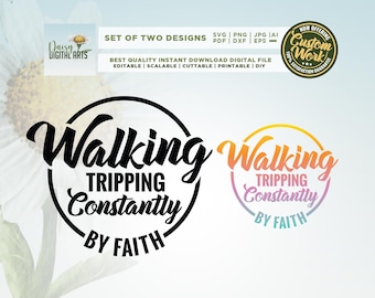 Walking by Faith Svg, Aesthetic Faith Png, Funny Christian PNG, Jesus Shirt svg, Cricut, Walking by Faith png, sublimation, Png