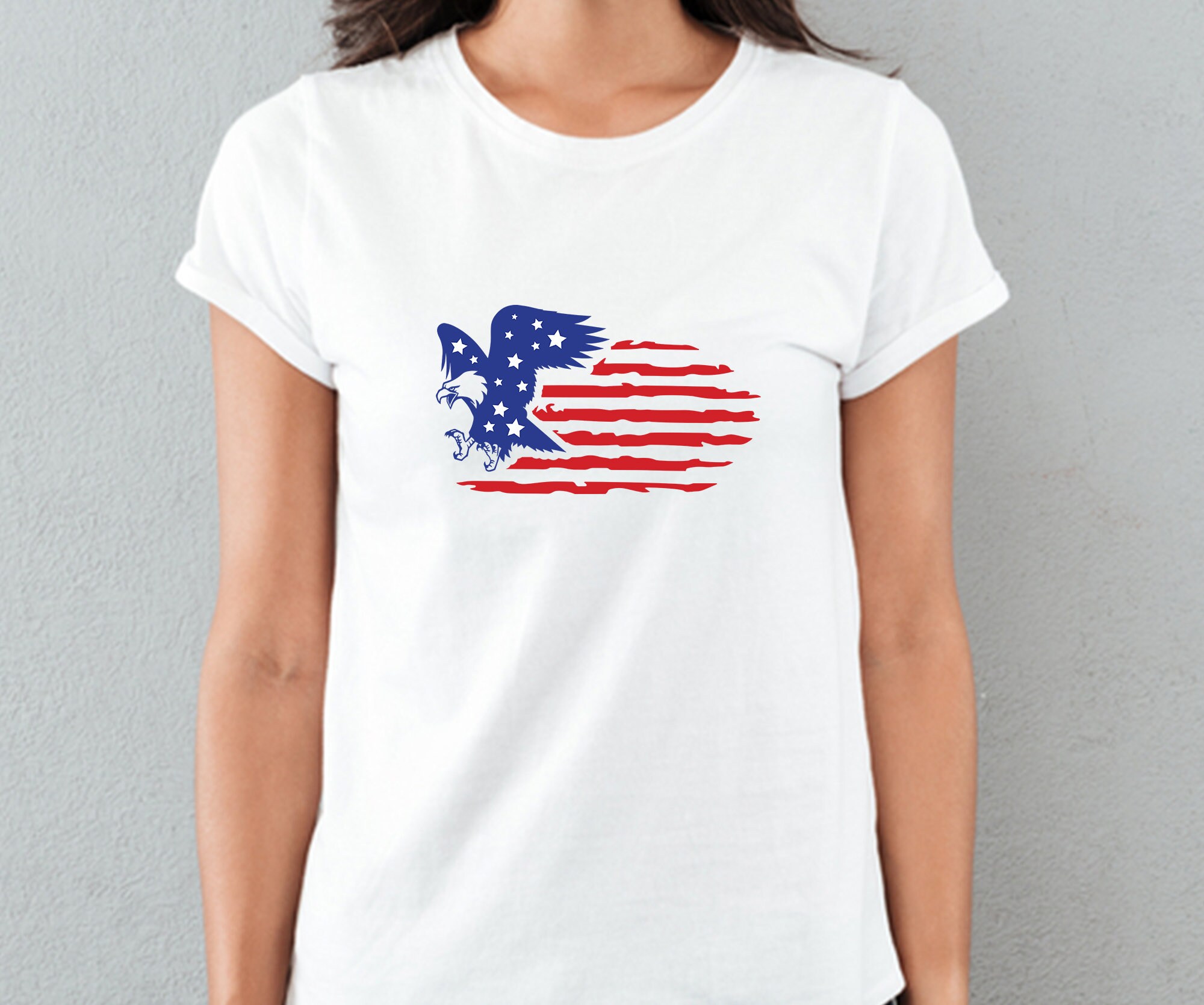 Distressed American Eagle Flag Svg, American Eagle Flag SVG, Eagle Svg ...