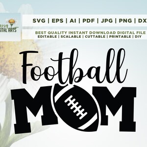 Football Mama svg, Football Mom svg, Football Mom, Mom svg, Football svg, SVG, FOOTBALL SVG, maillot de football, Football clipart, fichier cricut